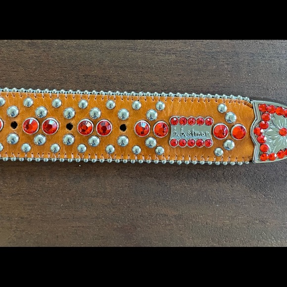 BB Simon bling belt orange - Picture 2 of 5
